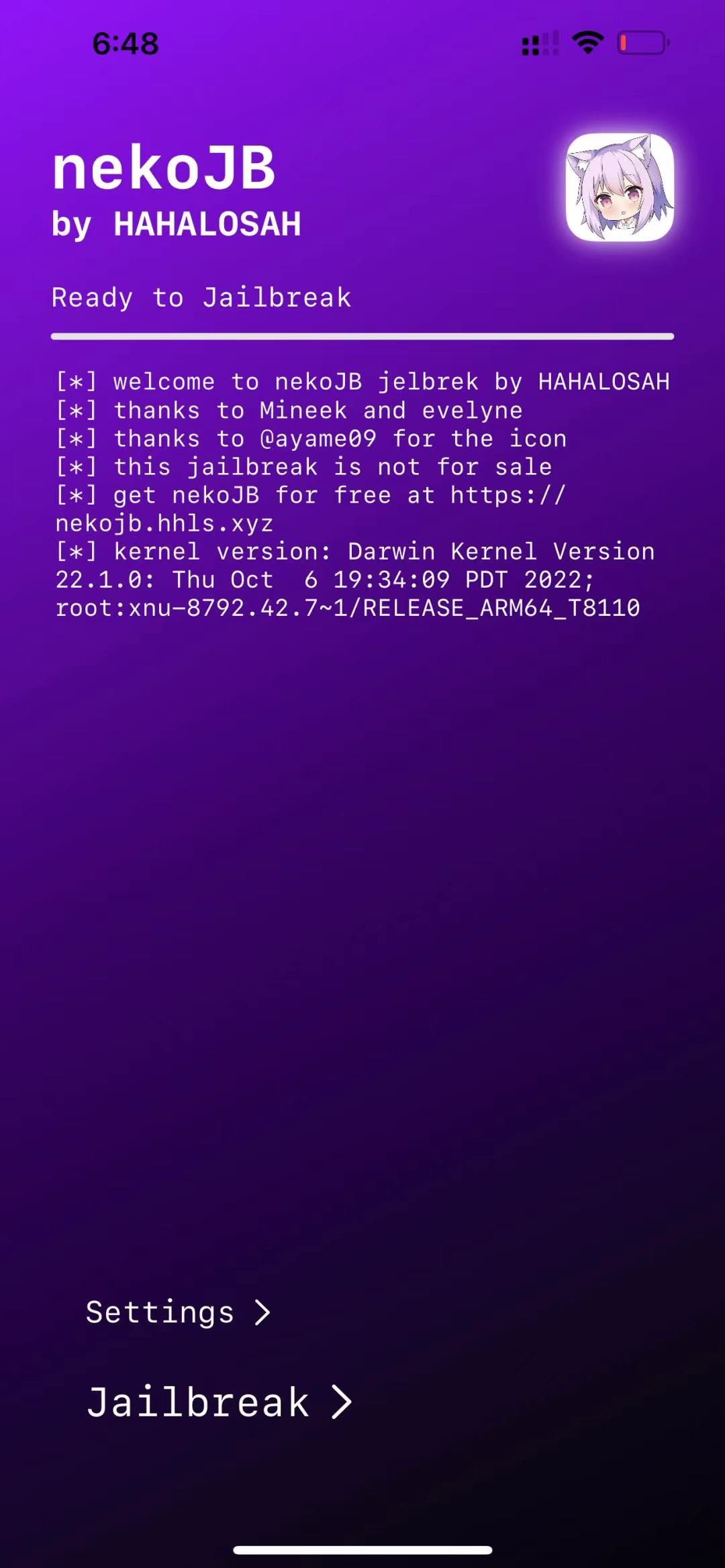 NekoJB越獄工具下載(附教程)